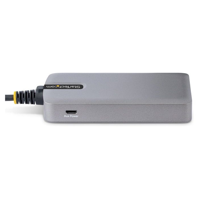 StarTech.com Hub USB-C 5 en 1 con 3 puertos USB 3.2 Gen 1 y Ethernet Gigabit Gris