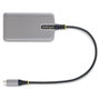 Startech Hub USB-C 5 en 1 con 3 Puertos USB 3.2 Gen 1 y Ethernet Gigabit - Gris