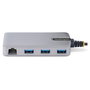 StarTech.com Hub USB-C 5 en 1 con 3 puertos USB 3.2 Gen 1 y Ethernet Gigabit Gris