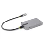 StarTech.com Hub USB-C con 3 puertos USB-A y Ethernet Gigabit Gris