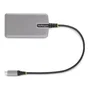 StarTech.com Hub USB-C con 3 puertos USB-A y Ethernet Gigabit Gris