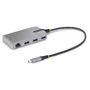StarTech.com Hub USB-C con 3 puertos USB-A y Ethernet Gigabit Gris