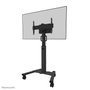 Neomounts FL50S-825BL1 MOVE Up - Carro Móvil para Pantalla de 37-75 pulgadas (hasta 70 kg), Altura Ajustable 104-s157 cm, Certificado TÜV, Color Negro
