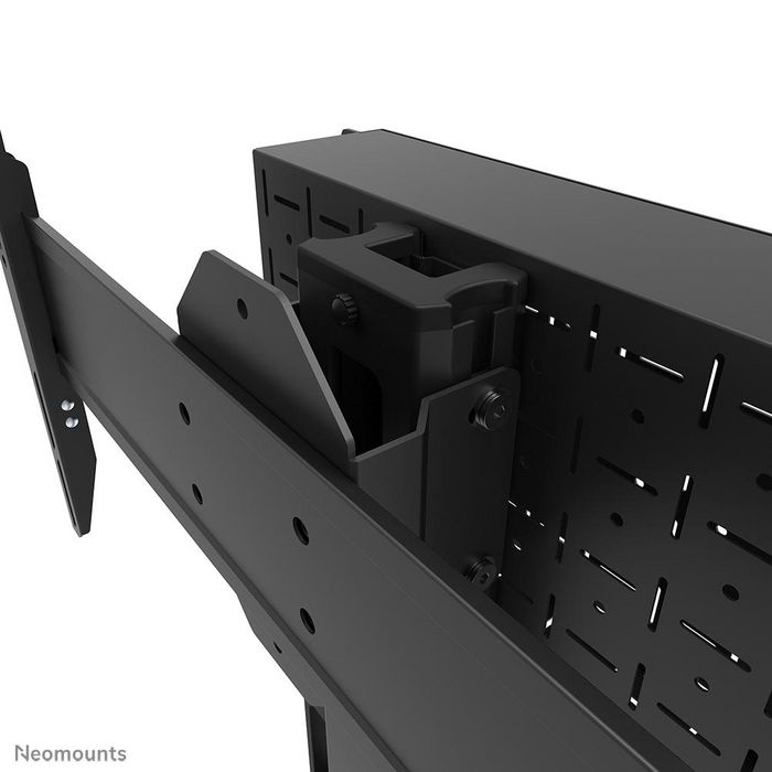 Neomounts FL50S-825BL1 MOVE Up - Carro Móvil para Pantalla de 37-75 pulgadas (hasta 70 kg), Altura Ajustable 104-s157 cm, Certificado TÜV, Color Negro