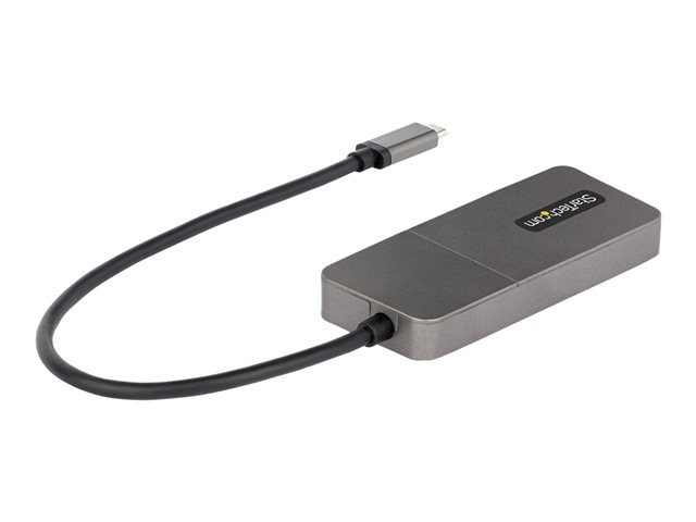 StarTech Adaptador USB-C a Triple HDMI MST, 3 Puertos 4K 60Hz, DisplayPort 1.4 Alt Mode, DSC, HDR - Hub para Laptop/PC