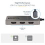 StarTech.com Hub MST USB-C de 3 Puertos HDMI 4K 60Hz HDR