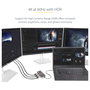 StarTech.com Hub MST USB-C de 3 Puertos HDMI 4K 60Hz HDR