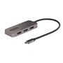 StarTech MST14CD123HD Hub Adaptador USB-C a HDMI Triple MST - 3 Puertos HDMI 4K 60Hz HDR DP 1.4 DSC - Compatible con Thunderbolt 3/4 y USB4 para Windows