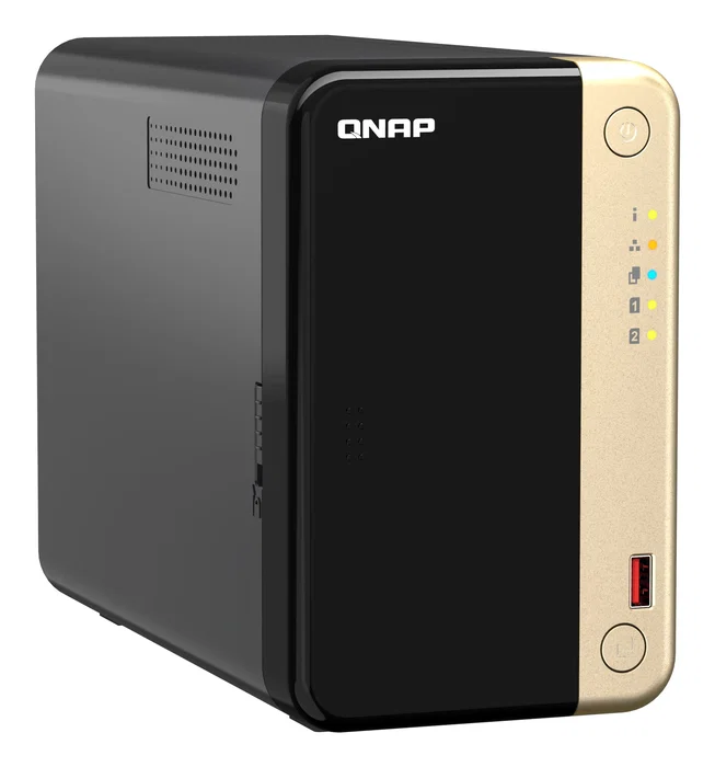 QNAP TS-264-8G Servidor NAS de 2 bahías con Intel Celeron N5095 y 8 GB RAM
