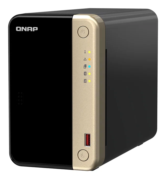 QNAP TS-264-8G Servidor NAS de 2 bahías con Intel Celeron N5095 y 8 GB RAM