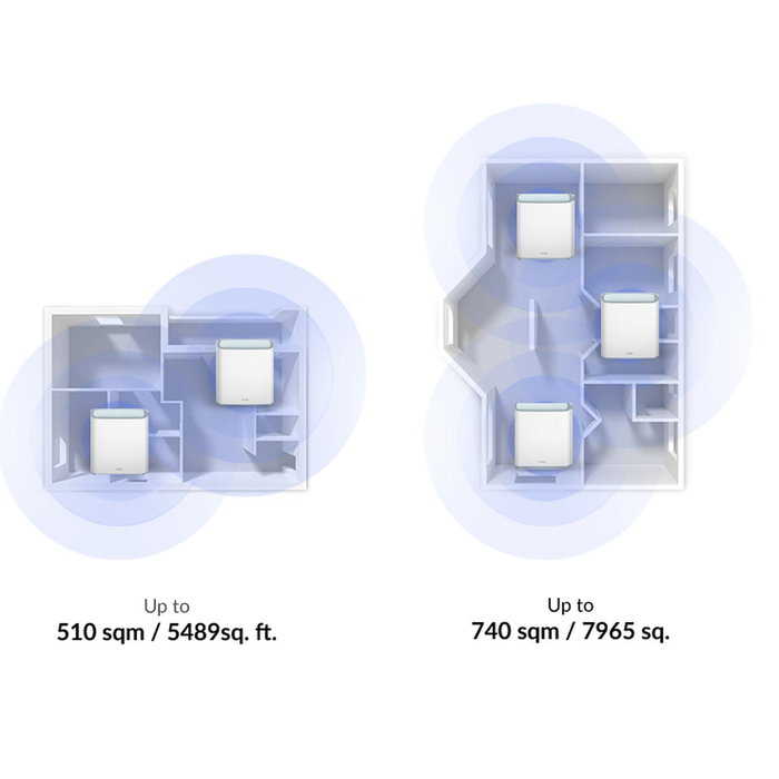 D-Link EAGLE PRO AI AX3200 Kit de 3 Nodos Wi-Fi 6 Mesh