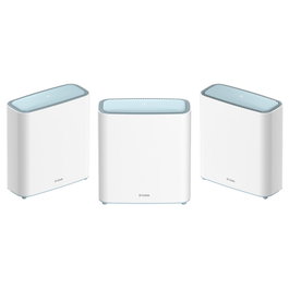 D-Link Eagle Pro AI Kit Wi-Fi 6 Mesh AX3200 M32-3, 3 Nodos, Cobertura Hasta 740 m², IA, 2402 Mbps 5GHz, MU-MIMO, OFDMA, WPA3, Gigabit Ethernet, Modo Extensor/Router