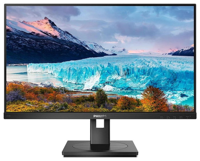 Philips Monitor 243S1/00 de 23.8 pulgadas Full HD IPS con USB-C, HDMI y DisplayPort