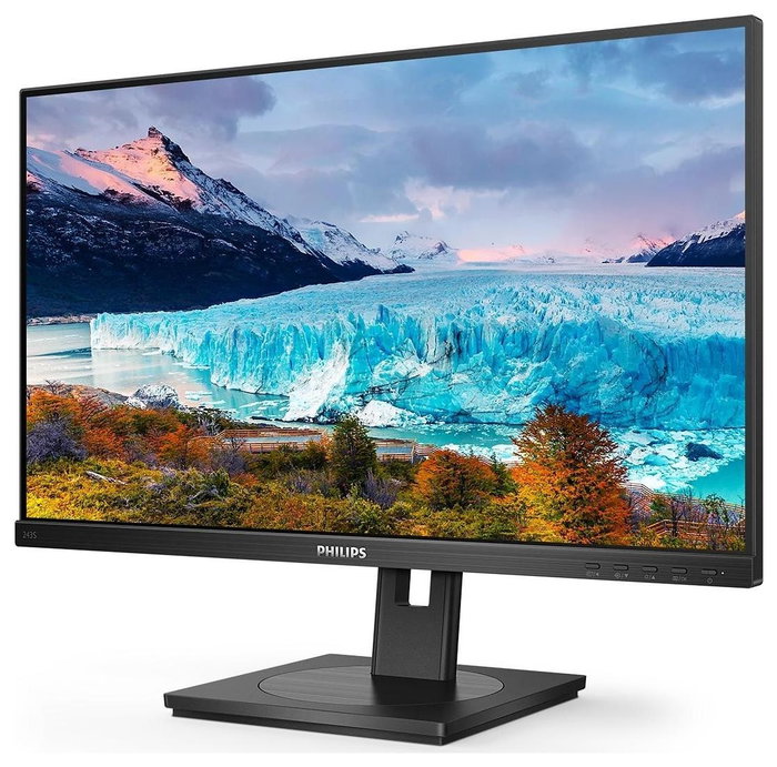 Philips Monitor 243S1/00 de 23.8 pulgadas Full HD IPS con USB-C, HDMI y DisplayPort