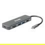 D-Link DUB-2327 Hub USB-C 6 en 1 con HDMI, Carga 60W PD 3.0, Puertos USB 3.2 Gen 1, Lector Tarjetas SD/MicroSD, Gris, Plug & Play