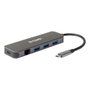 D-Link DUB-2334 Hub USB-C 5 en 1 con Ethernet y Power Delivery 60W Gris