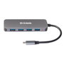 D-Link DUB-2340 Hub USB Tipo C 5 en 1 Gris