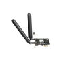 Tenda Adaptador PCIe WiFi 6 E33 AX5400, Doble Banda 2.4GHz/5GHz, Hasta 574+2402 Mbps, Bluetooth, Antenas Desmontables, para Windows 10/11