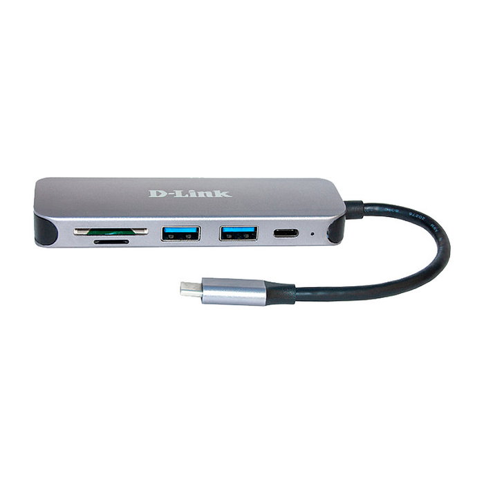 D-Link DUB-2325 Hub USB Tipo C 6 en 1 Gris D-Link DUB-2325 Hub USB Tipo C 6 en 1 Gris