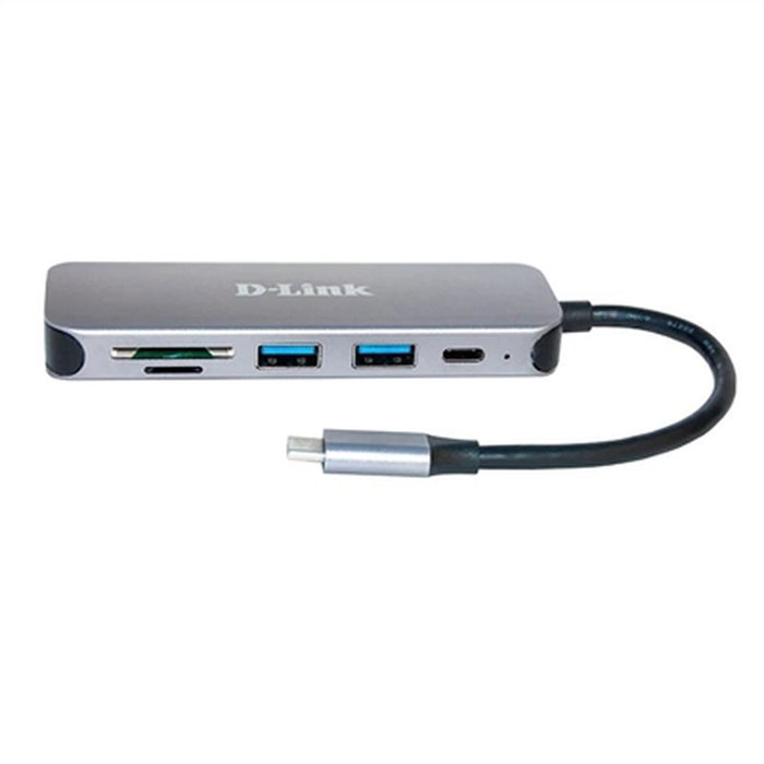 D-Link DUB-2325 Hub USB Tipo C Gris