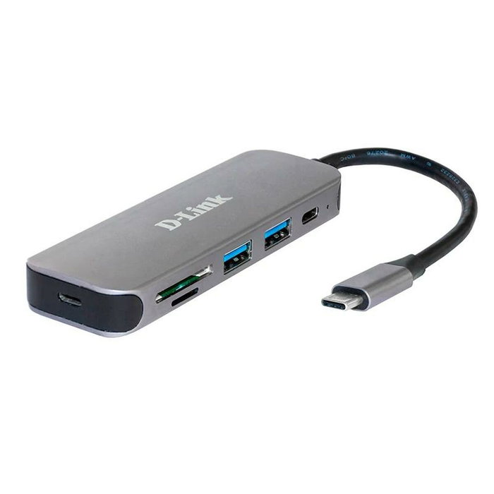 D-Link DUB-2325 Hub USB Tipo C Gris