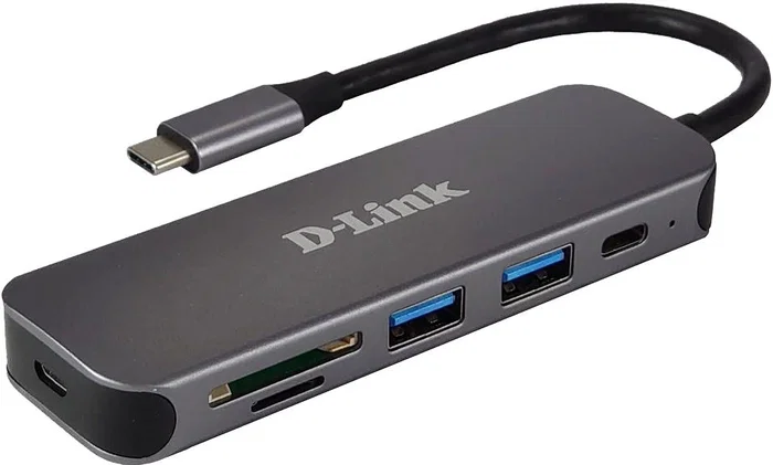 D-Link DUB-2325 Hub USB Tipo C Gris