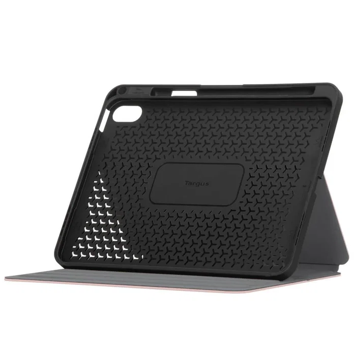 Targus Click-In Folio para Apple iPad 10th Gen (10.9") - Oro Rosa - Resistente a Golpes con Modo Soporte y Elástico de Cierre