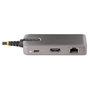 StarTech.com Adaptador Multipuertos USB-C 5 en 1 HDMI 4K60 PD 100W GbE Gris
