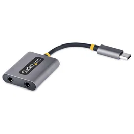 StarTech.com Divisor USB-C a 2 Jacks 3,5 mm con DAC de 24 bits