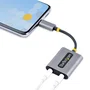 StarTech USBC-AUDIO-SPLITTER Divisor de Audio USB-C a Dual 3,5mm Gris