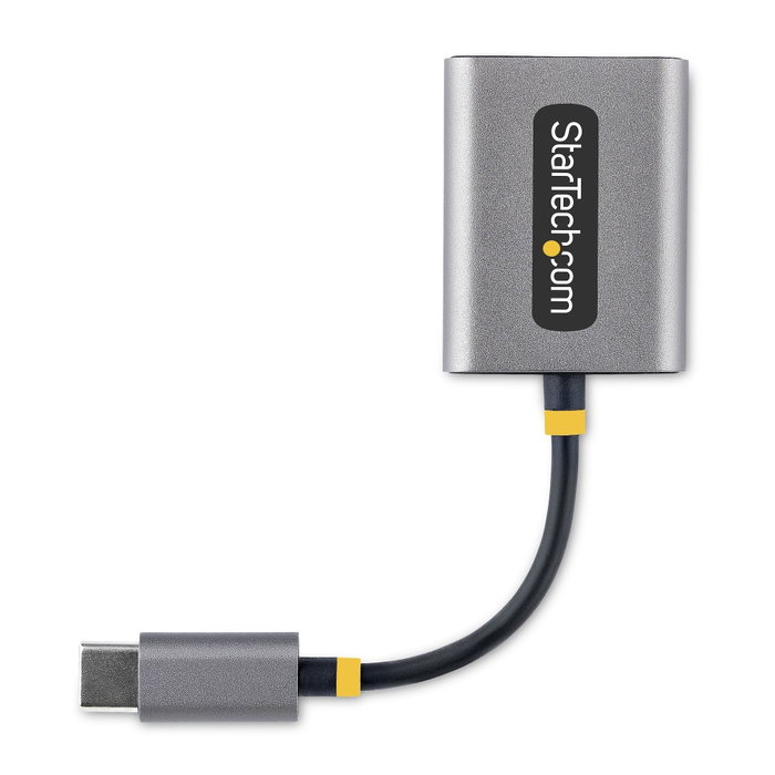StarTech USBC-AUDIO-SPLITTER Divisor de Audio USB-C a Dual 3,5mm Gris