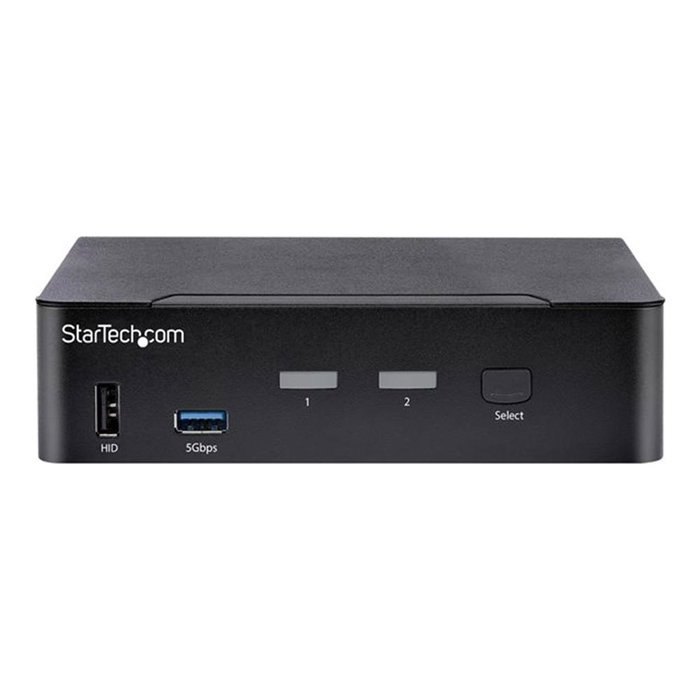 StarTech.com Switch KVM USB-C de 2 puertos con DisplayPort 4K 60Hz y Hub USB StarTech.com Switch KVM USB-C de 2 puertos con DisplayPort 4K 60Hz y Hub USB