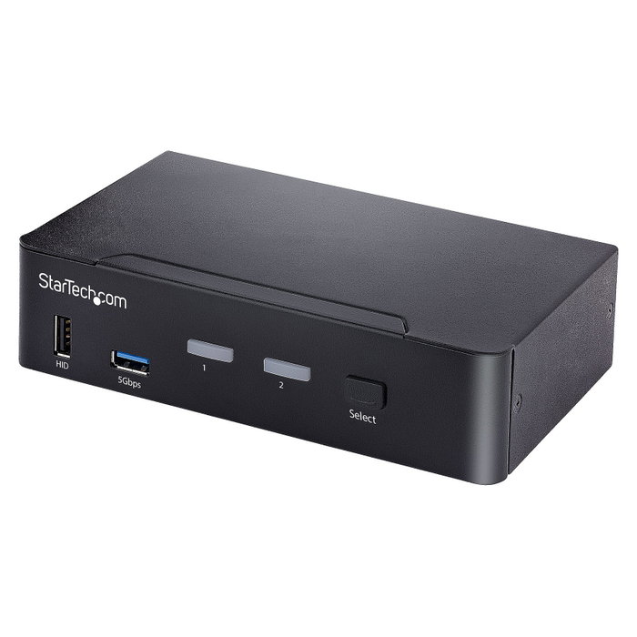 Startech Conmutador KVM USB-C de 2 Puertos DisplayPort 4K 60Hz, Audio 3.5mm, Hub 4x USB y 2x USB-A 3.2 Gen 1 de 5 Gbps Startech Conmutador KVM USB-C de 2 Puertos DisplayPort 4K 60Hz, Audio 3.5mm, Hub 4x USB y 2x USB-A 3.2 Gen 1 de 5 Gbps