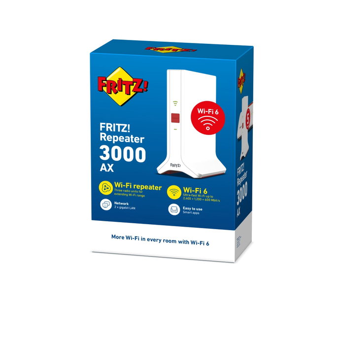 AVM FRITZ!Repeater 3000 AX Tribanda Wi-Fi 6