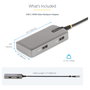 Startech Docking Station USB Tipo C con HDMI 4K60, 3 Puertos USB 3.0, Alimentación PD 100W y GbE - Compatible con Chromebook