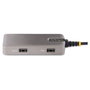 Startech Docking Station USB Tipo C con HDMI 4K60, 3 Puertos USB 3.0, Alimentación PD 100W y GbE - Compatible con Chromebook