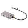 Startech Docking Station USB Tipo C con HDMI 4K60, 3 Puertos USB 3.0, Alimentación PD 100W y GbE - Compatible con Chromebook