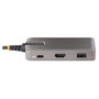 Startech Docking Station USB Tipo C con HDMI 4K60, 3 Puertos USB 3.0, Alimentación PD 100W y GbE - Compatible con Chromebook
