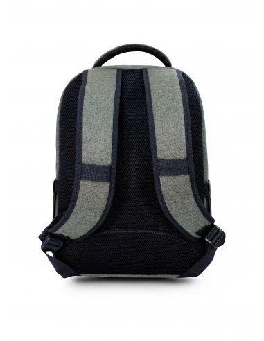 Urban Factory ECB34UF Mochila para Portátil 35,8 cm (14.1") - Caqui, Poliéster Reciclado, Compartimento para Tablet, Múltiples Bolsillos