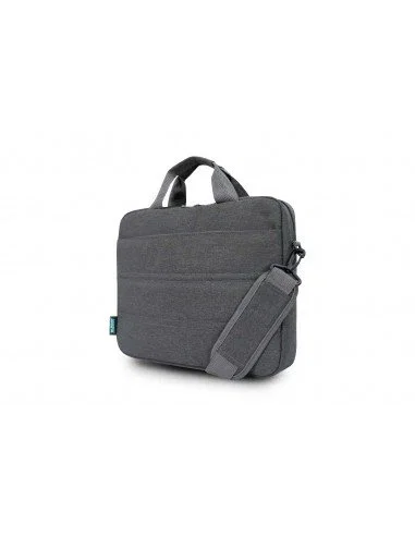 Urban Factory GREENEE Maletín para Portátil 43.9 cm (17.3") Gris - Universal, PET, Asa y Tirante para Hombro, 540 g