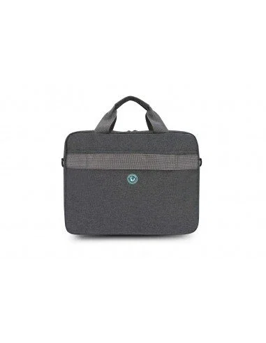 Urban Factory GREENEE Maletín para Portátil 43.9 cm (17.3") Gris - Universal, PET, Asa y Tirante para Hombro, 540 g