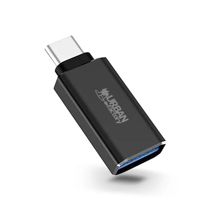 Urban Factory ERGO Ratón Ergonómico Vertical Inalámbrico 2.4Ghz con Sensor Óptico 800-1600 DPI, 4 Botones, Nano Receptor USB y Diseño para Mano Derecha