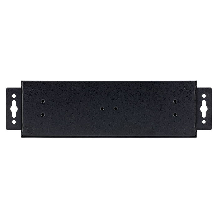 StarTech - Hub Concentrador USB 2.0 Industrial de 10 Puertos, 480 Mbps, Montaje DIN y Pared, Puertos Bloqueables, Negro