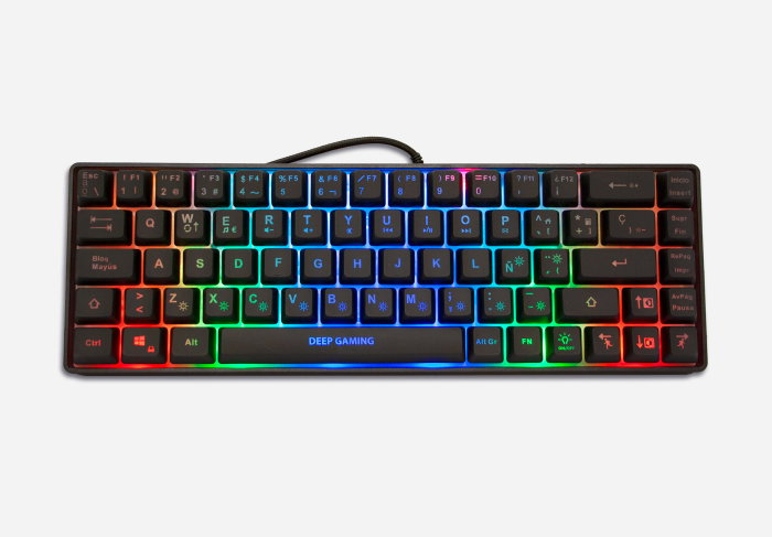 Coolbox Teclado Gaming Mini TM065 RGB