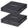 Startech.com Extensor HDMI 4K por cable Cat5/Cat6 Ethernet - Extensor de vídeo 4K 60Hz HDR hasta 70m - Salida de audio S/PDIF