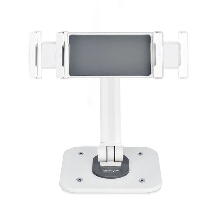 StartTech ADJ-TABLET-STAND-W Soporte de Tablet Ajustable Ergonómico para Sobremesa o Pared - Giro, Rotación e Inclinación - Compatible con iPad, Galaxy Tab y Tablets de hasta 12.9"