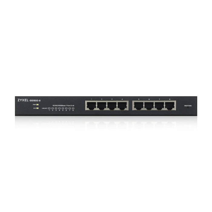 Zyxel GS1900-8 V2 Switch inteligente de 8 puertos Gigabit L2
