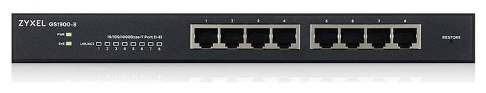 Zyxel GS1900-8 V2 Switch inteligente de 8 puertos Gigabit L2