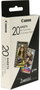 Canon Papel Fotográfico ZINK ZP-2030 para Zoemini, 20 Hojas