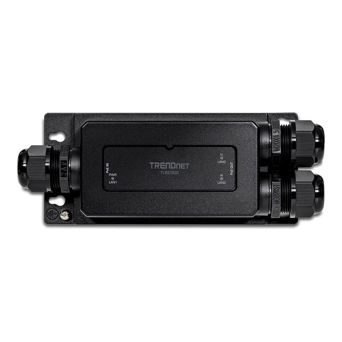 TRENDnet TI-BE200 Extensor PoE++ Industrial Gigabit para Exterior con 2 Puertos TRENDnet TI-BE200 Extensor PoE++ Industrial Gigabit para Exterior con 2 Puertos
